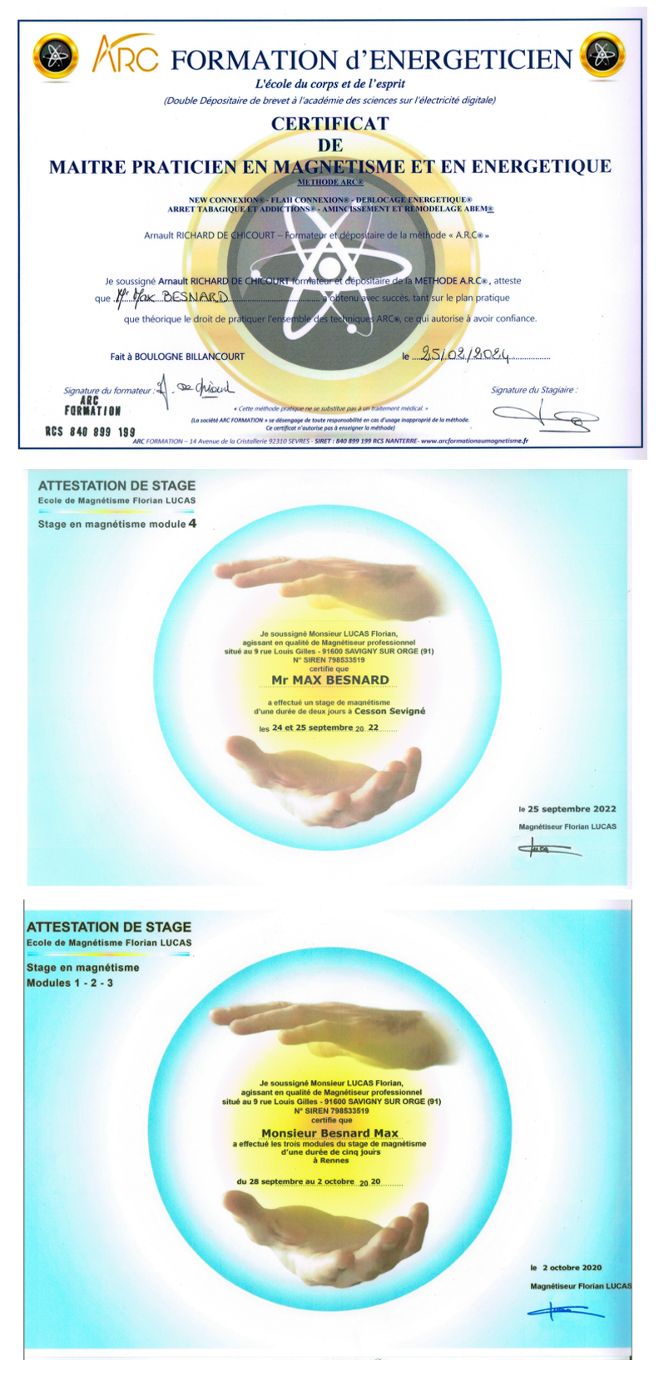 Mes formations