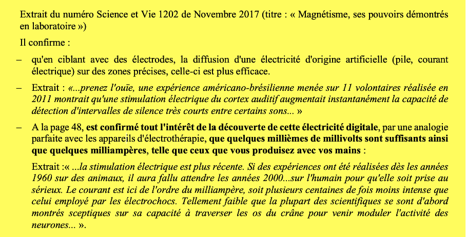 Magnétisme, ses pouvoirs démontrés en laboratoire